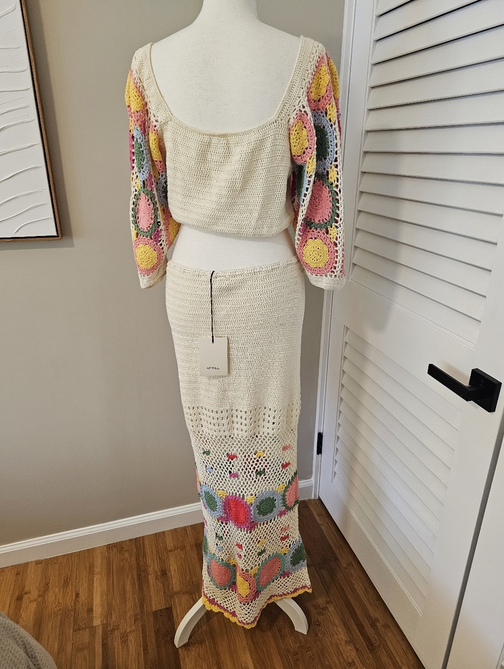 ✨ Spell & The Gypsy Collective Let the Sunshine In Crochet Top & Maxi Skirt Set - Picture 15 of 16